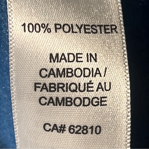 Ricki's Women's Sweatshirt XL Blue Terry Half Zip Kangaroo Pocket - Picture 9 of 14